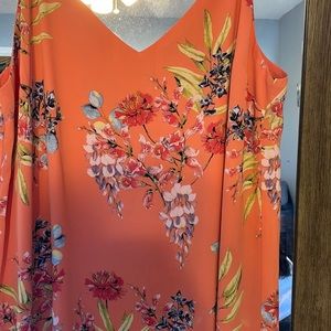 Organize flower print dress